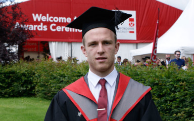 Morgan Celebrates University Graduation