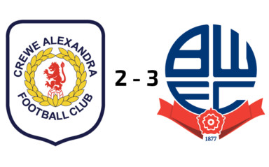 Crewe Alexandra U18s 2-3 Bolton Wanderers U18s