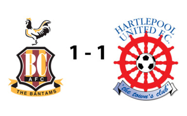 Bradford City U18s 1 - 1 Hartlepool United U18s