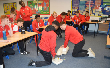 Bantams Youngsters Receive Cardiac Health Awareness Workshop