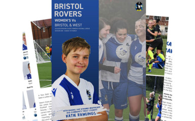 Bristol Rovers BTEC Student Rawlings Features In Matchday Programme