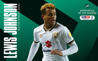 Lewis Johnson | LFE League One Apprentice of the Season 2021