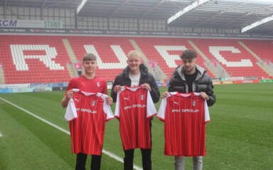 Rotherham United Academy Trio Pen Professional Deals